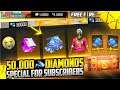 Free Fire We Gifted Our Lucky Subscriber 12000 Diamonds - His Reaction 