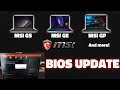 How To BIOS Update MSI Gaming Laptop // GP66-GP76 // GE66-GE76 // GS66+ More / Enable Resizeable Bar