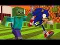 Monster School : RUN AS FAST AS SONIC CHALLENGE!! - Minecraft Animation