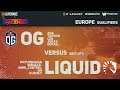 Team Liquid vs OG Game 3 (BO3) l Epicenter Major EU Qualifiers