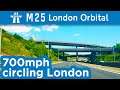 The entire M25 London Orbital in 10 minutes