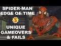Unique Game Overs & Fails - Spider-Man: Edge of Time