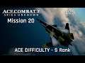 ACE COMBAT 7 Mission 20 - S Rank Playthrough [ACE Difficulty/X-02S]