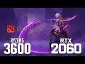 Dota 2 on Ryzen 5 3600 + RTX 2060 1080p, 1440p benchmarks!