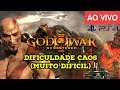GOD OF WAR 3 Remastered Ao Vivo Parte 03 | Dificuldade Caos (Muito Dificil) | PS4