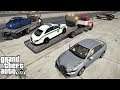 GTA 5 Real Life Mod #211 Ace Towing Tow Trucks Responds To A Police Car Rear Ended On A Traffic Stop