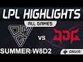 OMG vs JDG ighlights ALL GAMES LPL Summer Season 2021 W8D2 Oh My God vs JD Gaming by Onivia