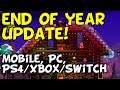 Terraria End of the Year News Update [Mobile, PS4, PC, and more!]