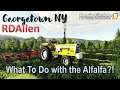What To Do with the Alfalfa | E31 Georgetown NY | Farming Simulator 19