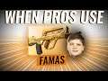 WHEN CS:GO PROS USE FAMAS TO IT'S FULL POTENTIAL!