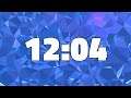 12 MINUTES AND 4 SECONDS TIMER COUNTDOWN [724 seconds - 12:04]
