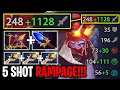 5 SHOT RAMPAGE!!! +1376K Damage Ballista 3x Divine Rapier Drow Ranger Rampage 7.27 | Dota 2