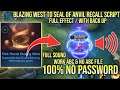 BLAZING WEST TO SEAL OF ANVIL CRAWLER RECALL SCRIPT FULL SOUND NO PASSWORD FULL EFFECT YVE PATCH