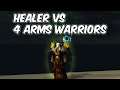 HEALER VS 4 ARMS WARRIORS - Discipline Priest PvP - WoW Shadowlands 9.0.2