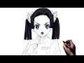 How To Draw Aoi | Step By Step | Demon Slayer