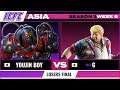 Losers Final Youjin Boy (Gigas/Marduk) vs G (Bob): ICFC Tekken Asia Season 3 Week 6