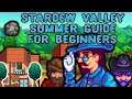Stardew Valley SUMMER Guide For Beginners - Things To Do
