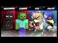 Super Smash Bros Ultimate Amiibo Fights – Steve & Co #376 Enderman & Zombie vs Fox & Falco