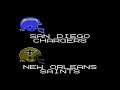 Tecmo Super Bowl (NES) (Season Mode) Week #12: Chargers @ Saints