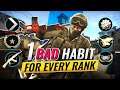 1 BAD HABIT That Will Stop You From Climbing in EACH RANK - CS:GO