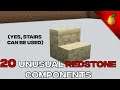20 Unusual Redstone Components