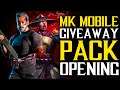 MK MOBILE FREE SOULS PACK GIVEAWAY [ONLY 1 WINNER!] & MK11 GOLD PACK OPENING