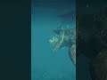 MOSASAURUS SWALLOWS GREAT WHITE SHARK IN 3 BITES - Jurassic World Evolution 2 #Shorts #JWE2