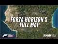 NEW FORZA HORIZON 5 MAP WITH AIR STRIP, VOLCANO, RACE TRACK, HIGHWAY AND MORE