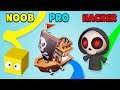 NOOB vs PRO vs HACKER - Paper.io 3D