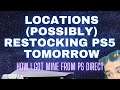 POSSIBLE PS5 RESTOCKS INCOMING Target Walmart Bestbuy | How To Buy From PS Direct | 1VideoGameDude