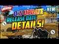 🔥PUBG MOBILE : 0.6 UPDATE GLOBAL RELEASE DATE & CHANGE LOG DETAILS IN HINDI | PATCH NOTES