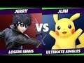 S@X 349 Online Losers Semis - Jerry (Joker) Vs. JLim (Snake, Pikachu) Smash Ultimate - SSBU