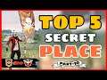 Top 5 Hidden/Secret Places Free Fire || Part 10 Garena Free Fire-4G Gamers