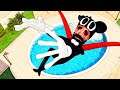 Cartoon Mouse & Crazy Ragdoll Fails - [GTA 5 Jumps / Falls] - Episode 45