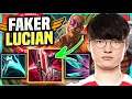 FAKER IS SO CLEAN WITH LUCIAN! - T1 Faker Plays Lucian Mid vs Irelia! | Season 11