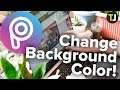 How To Change The Background Color In PicsArt