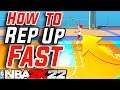 HOW TO LEVEL UP FAST IN NBA 2K22! HIT LEVEL 40 IN 2 DAYS OR LESS! BEST REP METHOD!