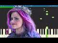 How To Play Queen Of Mean - EASY Piano Tutorial - Sarah Jeffery - Descendants 3
