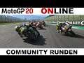 MotoGP 20 Online Community Runden [GERMAN] PS4 Gameplay