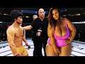 UFC 4 | Bruce Lee vs. Nicole Johansson (PLUS SIZE) | EA Sports UFC 4