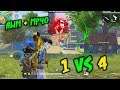 AWM Play Solo vs Squad Never Give Up Gameplay - Garena Free Fire