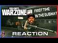 FIRST TIME TAKING THE SUBWAY REACTION | CALL OF DUTY: WARZONE