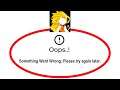 Fix Stick Shadow Apps Oops Something Went Wrong Error Please Try Again Later Problem Solved