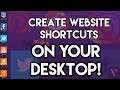 How to Create Website Shortcuts on your Desktop on Windows