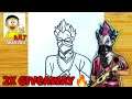 How to draw ff free fire bundle drawing step by step| 2x diamonds give away ๐๐ฅ๐