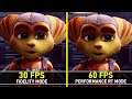 Ratchet & Clank: Rift Apart | Fidelity (30FPS) VS Performance (60 FPS) | Graphics Comparison | PS5