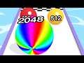 BALL RUN 2048 GAME ⚽️✨- All Levels Gameplay Walkthrough Android, iOS v.37