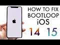 How TO FIX Apple BOOTLOOP Issue On ANY iPhone, iPad, iPod! (iOS 15 / 14 / 13)!