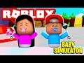 I GOT INTO A FIGHT WITH A BABY! - ROBLOX BABY SIMULATOR
