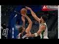 Jayson Tatum Blocks Luka Doncic - Celtics vs Mavericks | February 23, 2021